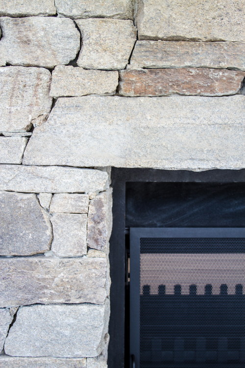 Stone Detail around fireplace